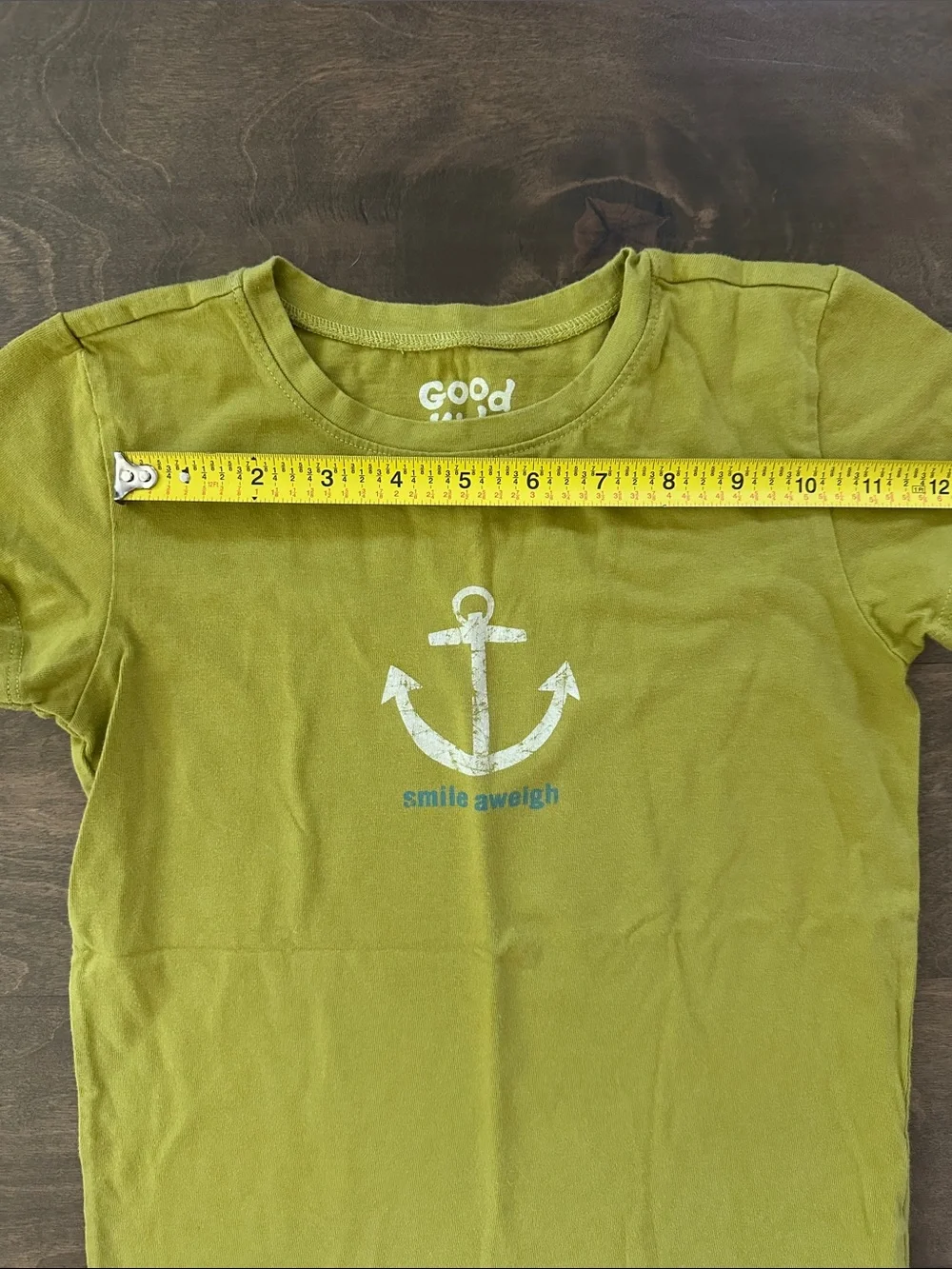 Life Is Good “Smile Aweigh” Tee, Size M (7-8).